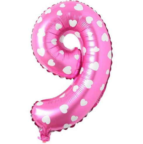 Folyo Balon Pembe 9 16 İnç 36 Cm